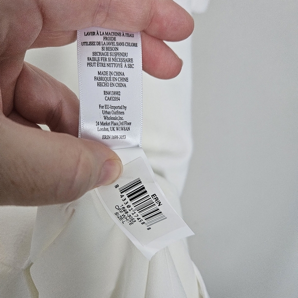 BHLDN Dress The Population Erin Dress White Size L - Picture 10 of 14